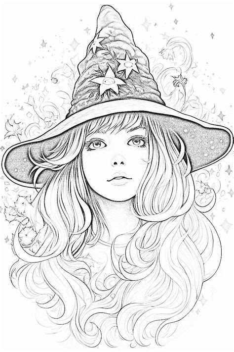 Discover your inner sorceress with this whimsical witchcraft coloring book